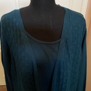 Croft & Barrow teal sweater